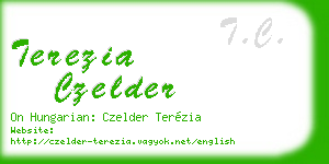 terezia czelder business card