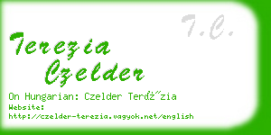 terezia czelder business card